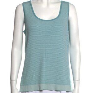 St. John Striped Sweater Tank